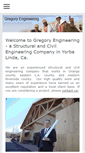 Mobile Screenshot of gregory-engineering.com